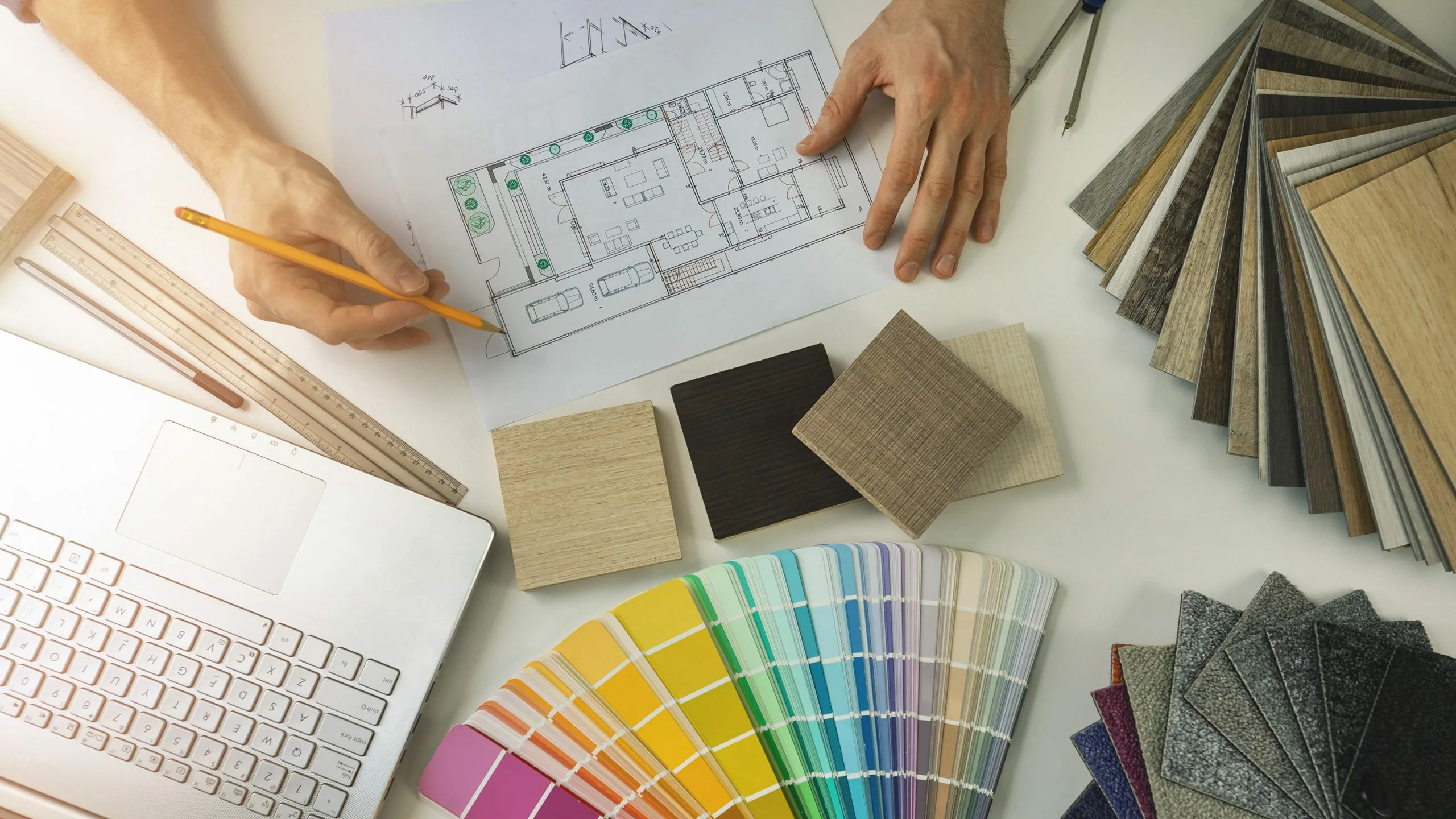 5. Подбор материалов и мебели