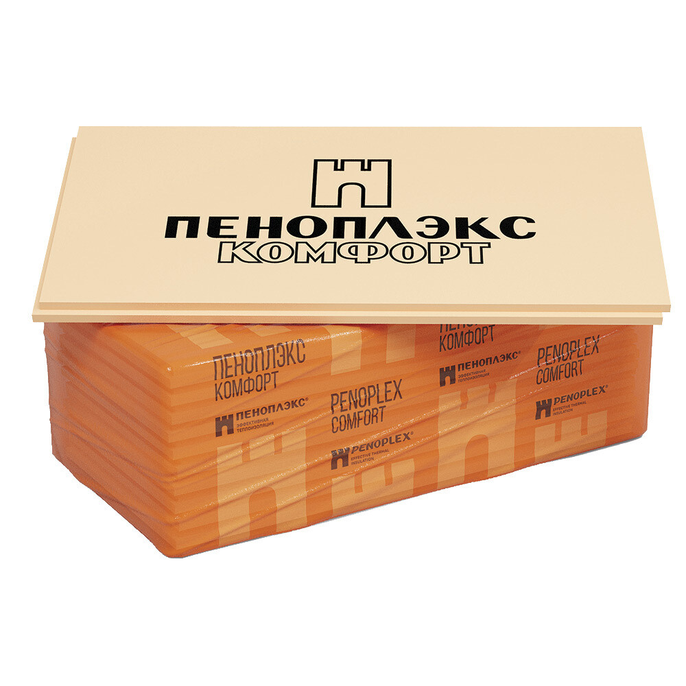 Экструдированный пенополистирол Пеноплэкс Комфорт 40х585х1185 мм