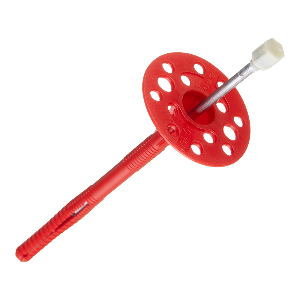 Дюбель для теплоизоляции Tech-Krep 10х160 мм металлический гвоздь с термоголовкой (250 шт.)