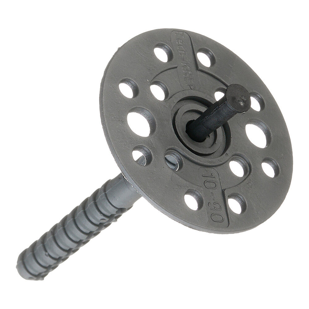 Дюбель для теплоизоляции Tech-Krep 10х90 мм пластиковый гвоздь (250 шт.)