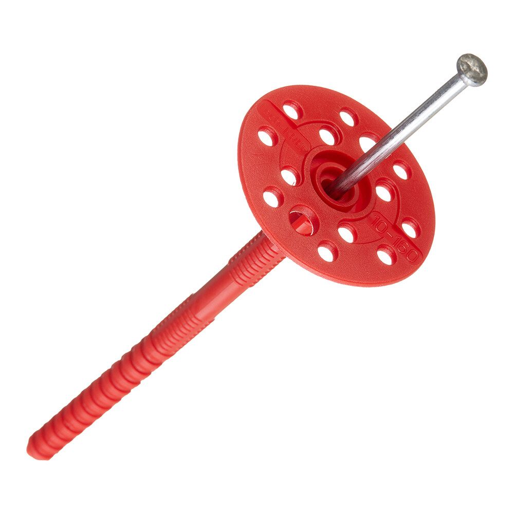 Дюбель для теплоизоляции Tech-Krep 10х160 мм металлический гвоздь (50 шт.)