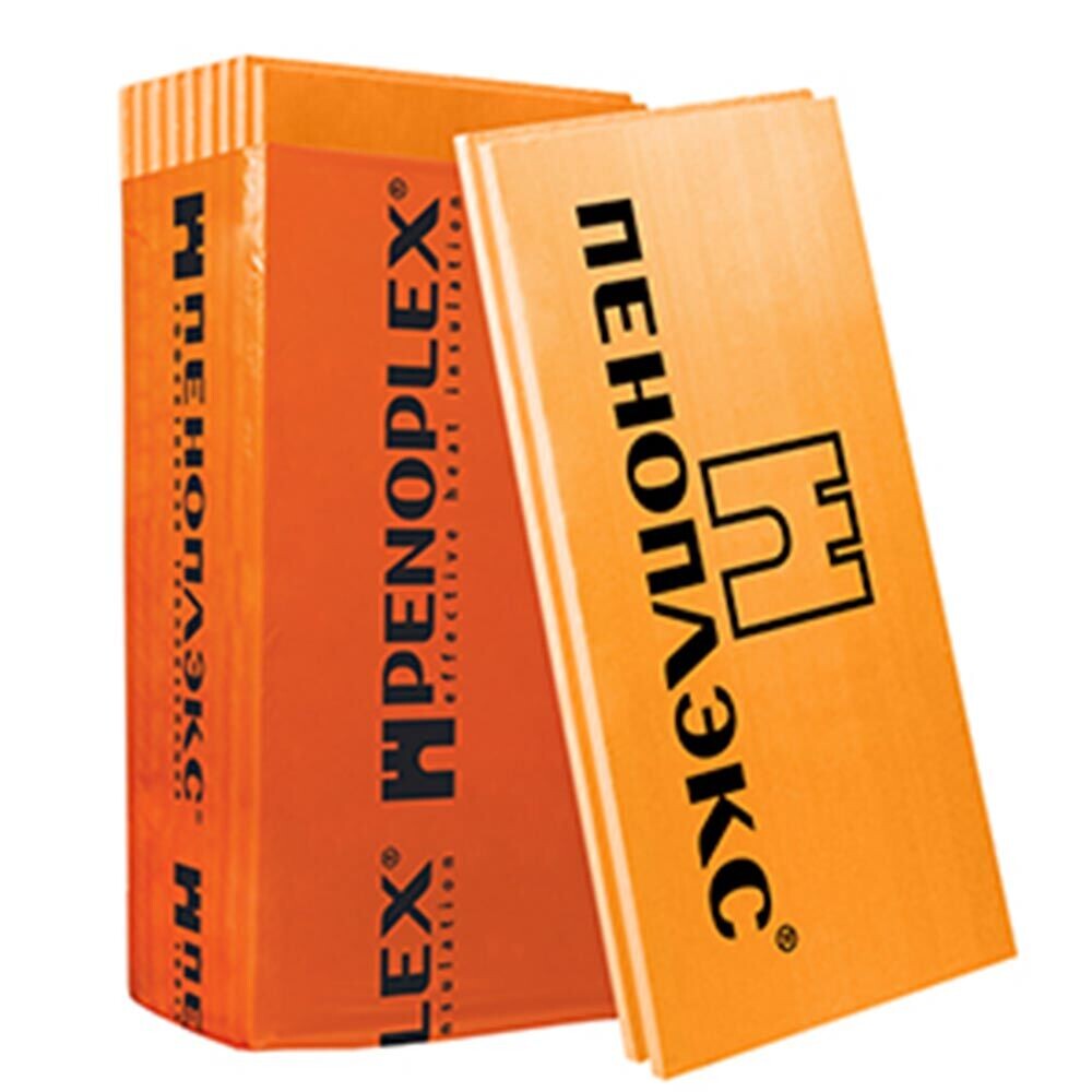 Экструдированный пенополистирол Пеноплэкс Гео 100х585х1185 мм