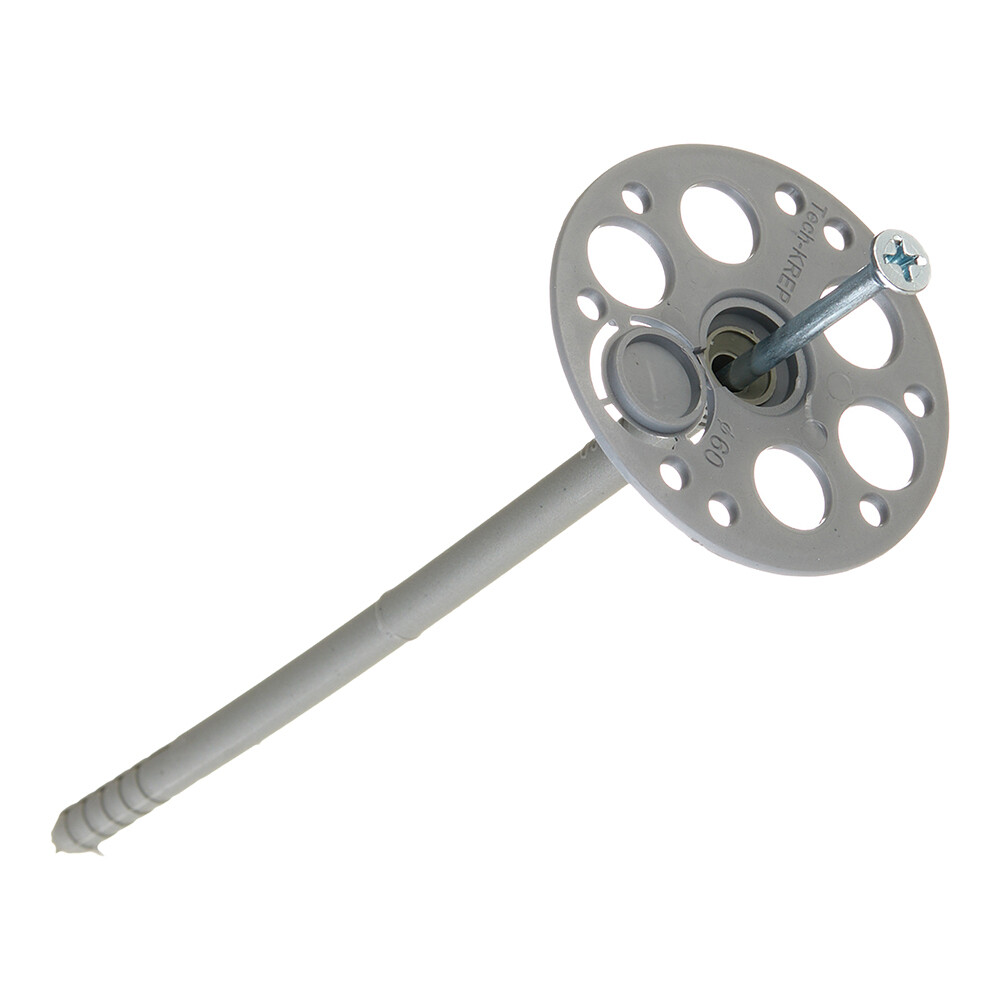 Дюбель для теплоизоляции Tech-Krep 8х160 мм металлический гвоздь с термоголовкой (200 шт.)