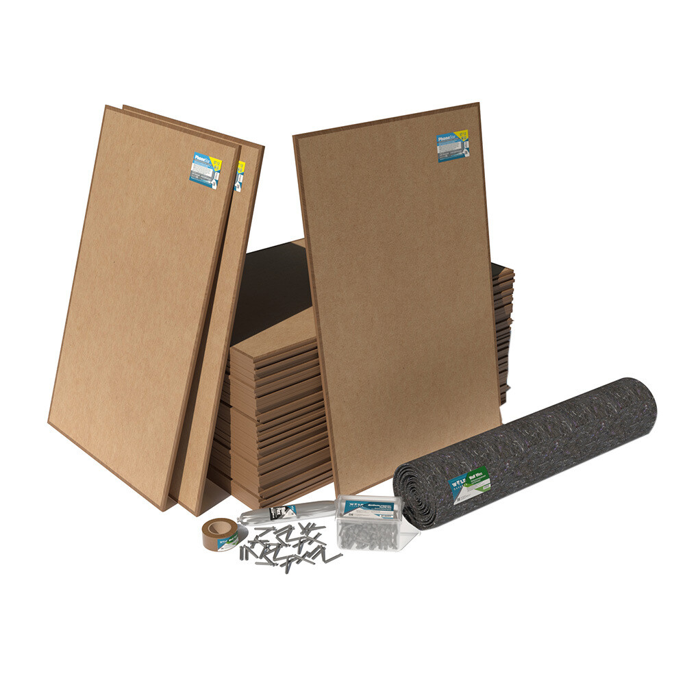 Система звукоизоляции стен PhoneStar Стандарт 14х800х1200 мм без каркаса 10,56 кв.м