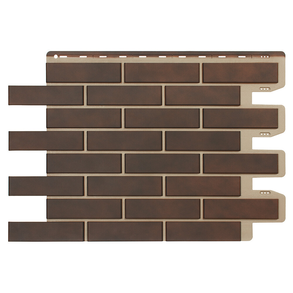 Панель фасадная Royal Stone Облицовочный кирпич 920х630 мм окленд