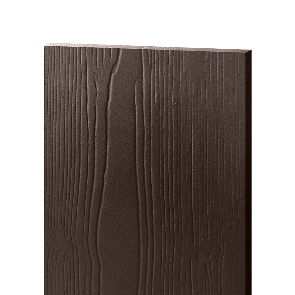 Сайдинг фиброцементный Бетэко Вудстоун 3000х190 мм коричневый RAL 8017