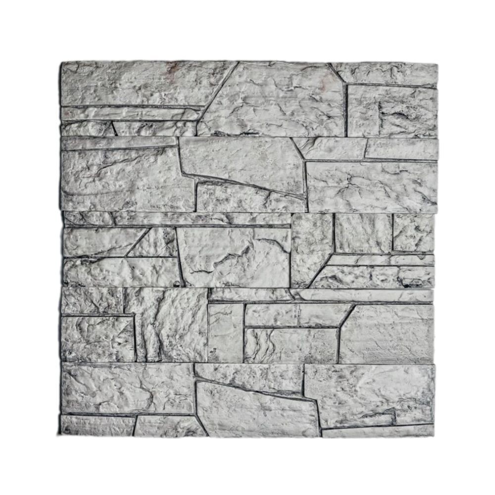 Искусственный камень ЕвроЛит Венеция темно-серый (24 шт.=1 кв.м)