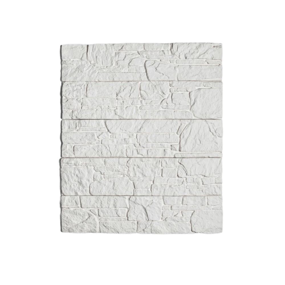 Искусственный камень ЕвроЛит Аппалачи белый (27 шт.=1 кв.м)