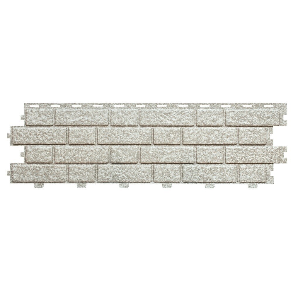 Панель фасадная Tecos Brickwork 1140х350 мм сильвер
