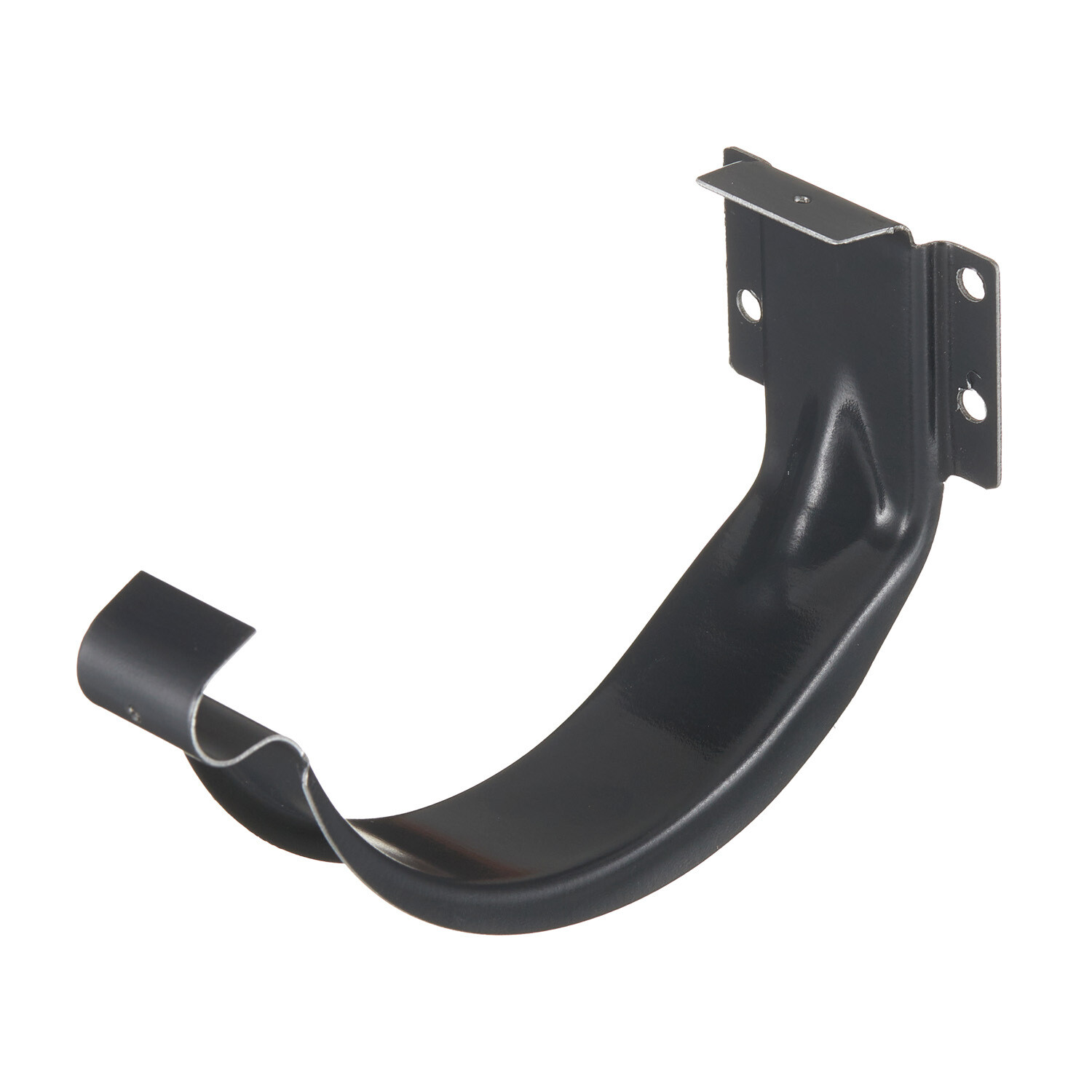 Кронштейн желоба Grand Line металлический d125 мм 70 мм графитовый серый RAL 7024