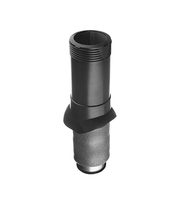 Вентиляционный выход Поливент изолированный d125х160 мм серый RAL 7015