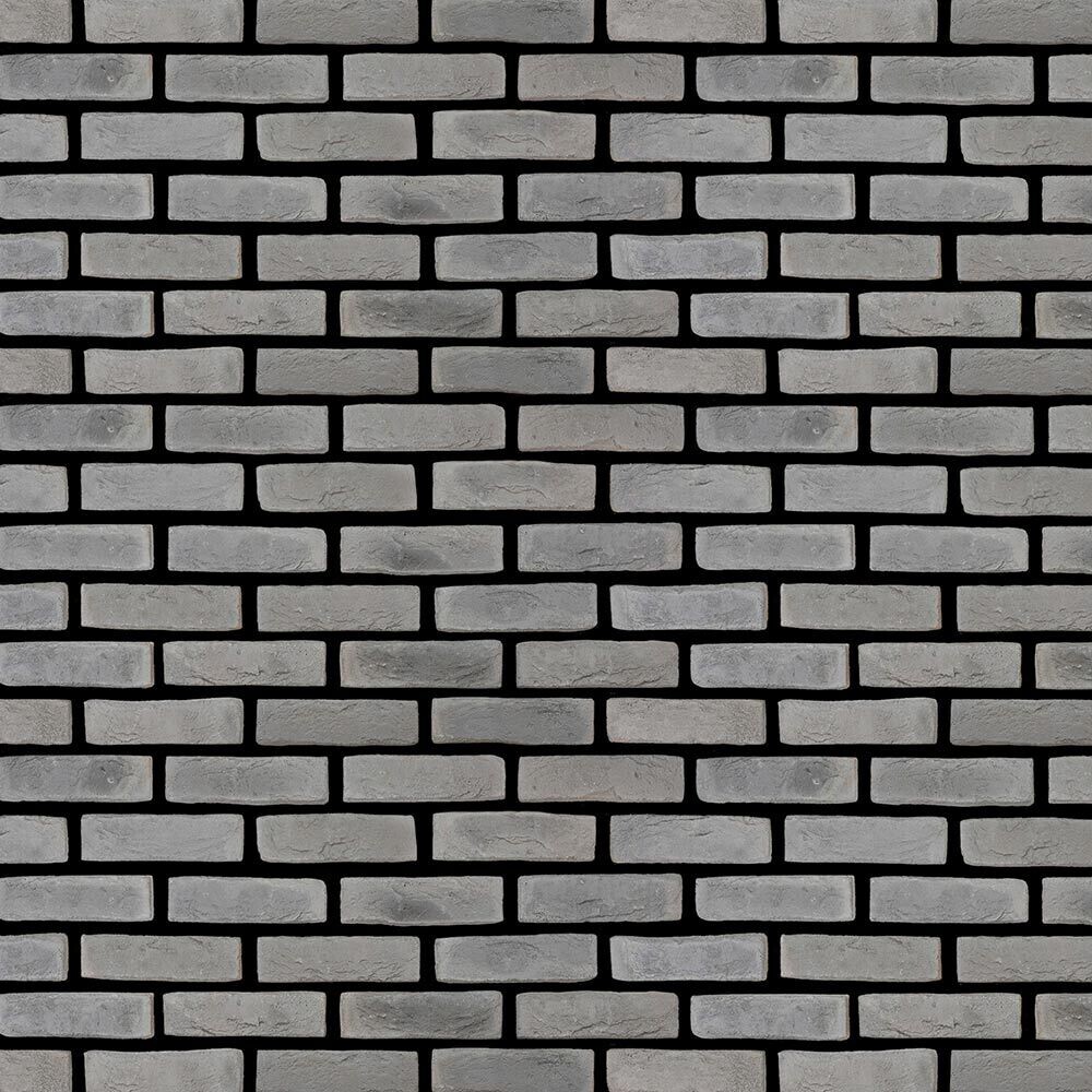 Искусственный камень Клинкер Стоун Старорусский кирпич серый дымчатый (48 шт.=1 кв.м)