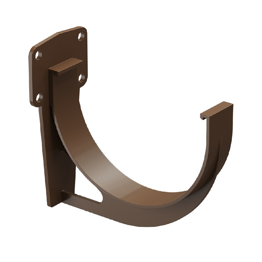 Кронштейн желоба Docke Premium пластиковый d120 мм каштан RAL 8017