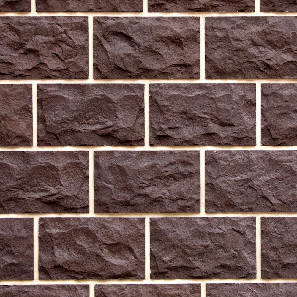 Искусственный камень Atlas Stone Доломит темно-коричневый (25 шт.=0,9 кв.м)