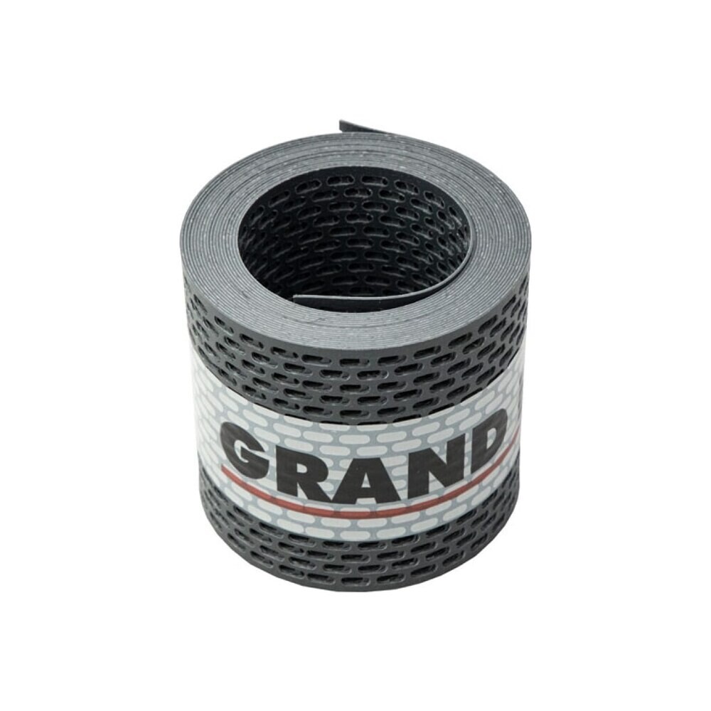 Лента вентиляционная карнизная 100х5000 мм Grand Line серая