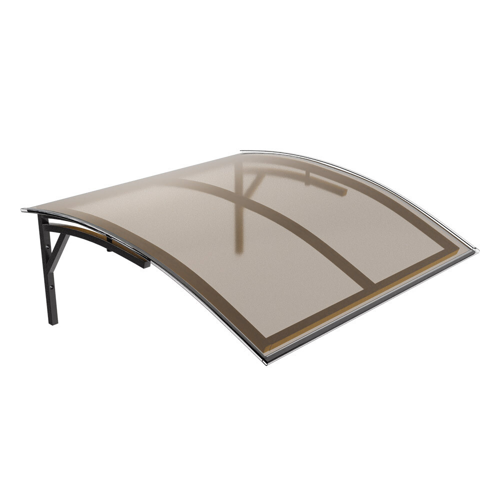 Козырек Практичный 1000х1200 мм бронзовый монолитный