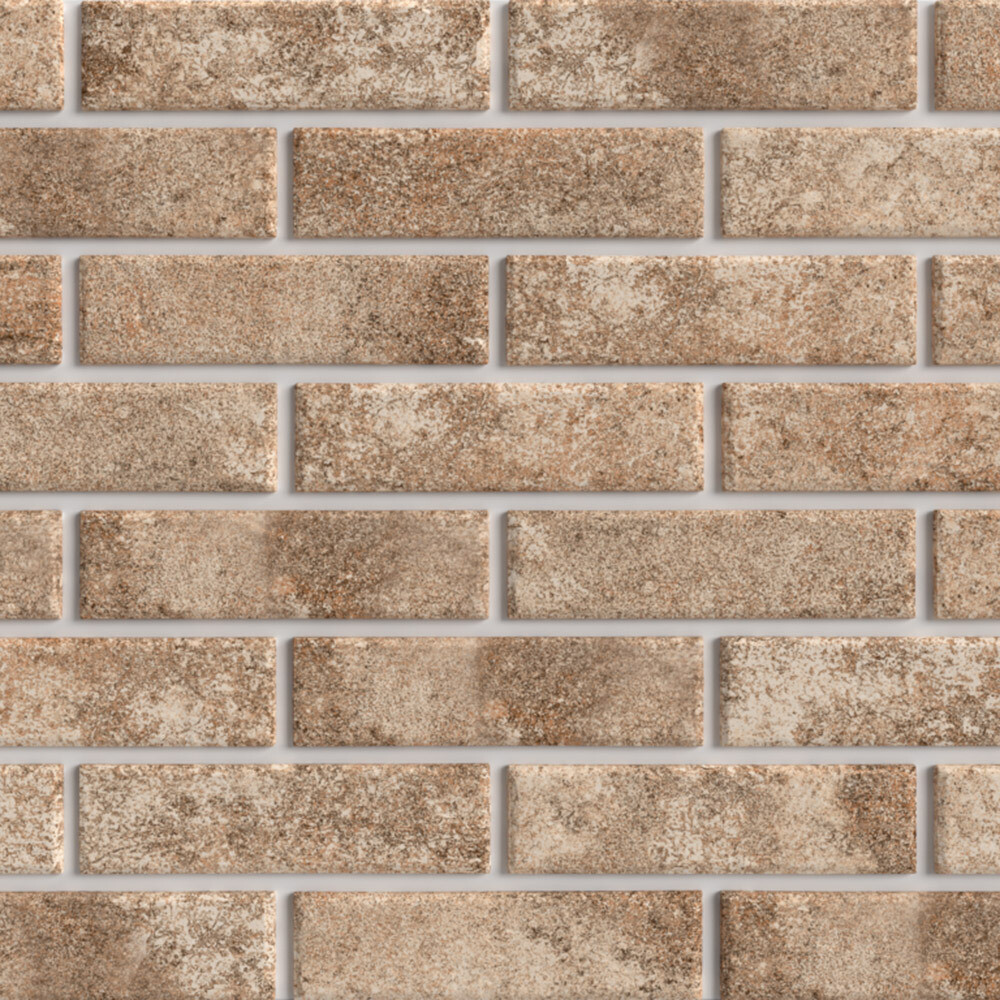 Клинкерная плитка для фасада BestPoint Exclusive hard stone (32 шт.=0,5 кв.м) светло-коричневая 245х65х8,5 мм