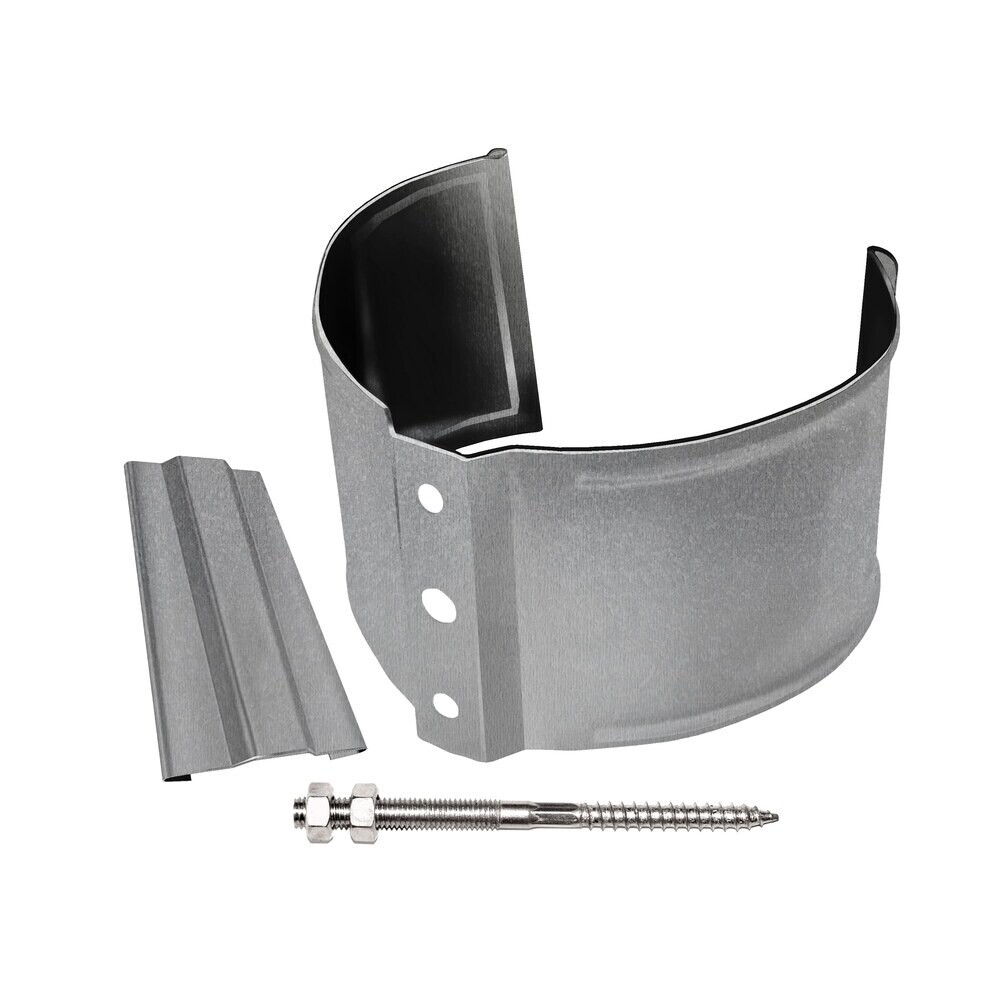 Кронштейн хомут труб Grand Line Zn металлический на кирпичную стену d90 мм оцинкованный