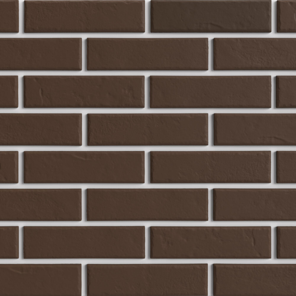 Клинкерная плитка для фасада BestPoint Classic Terra (32 шт.=0,5 кв.м) коричневая 245х65х8,5 мм