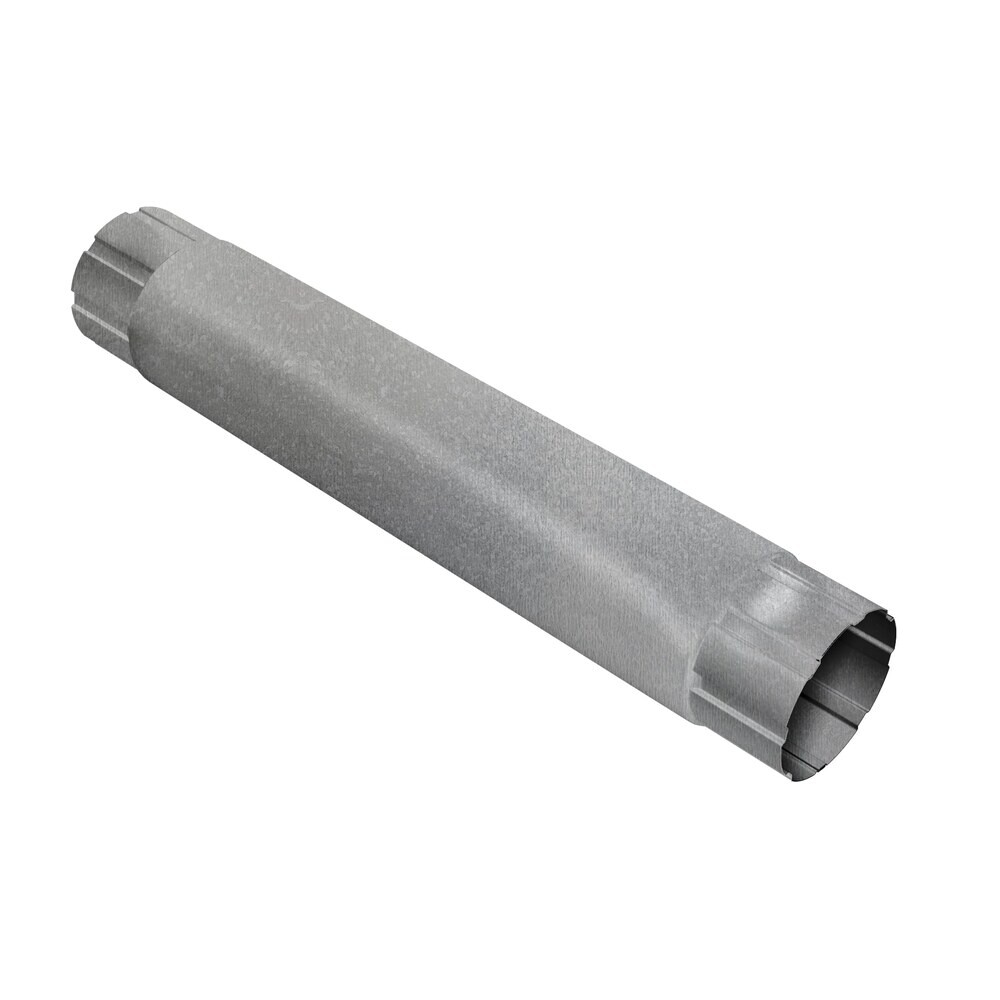 Труба водосточная Grand Line Zn металлическая d90 мм 1 м оцинкованная