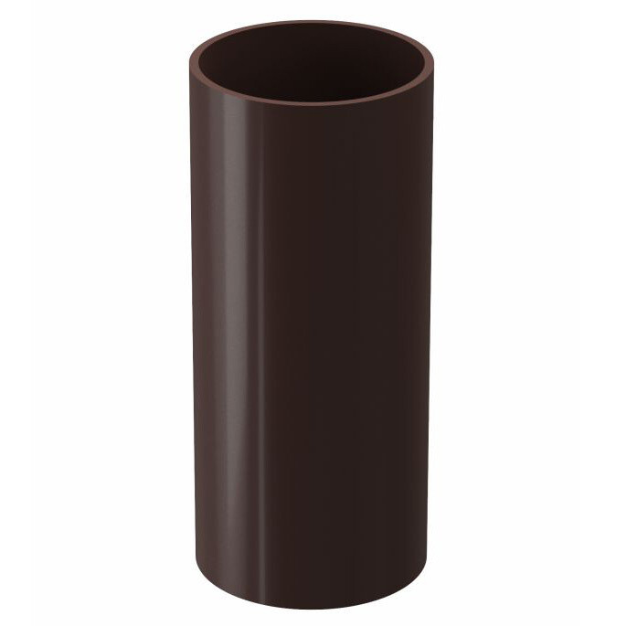 Труба водосточная Docke Premium пластиковая d85 мм 3 м горький шоколад RAL 8019