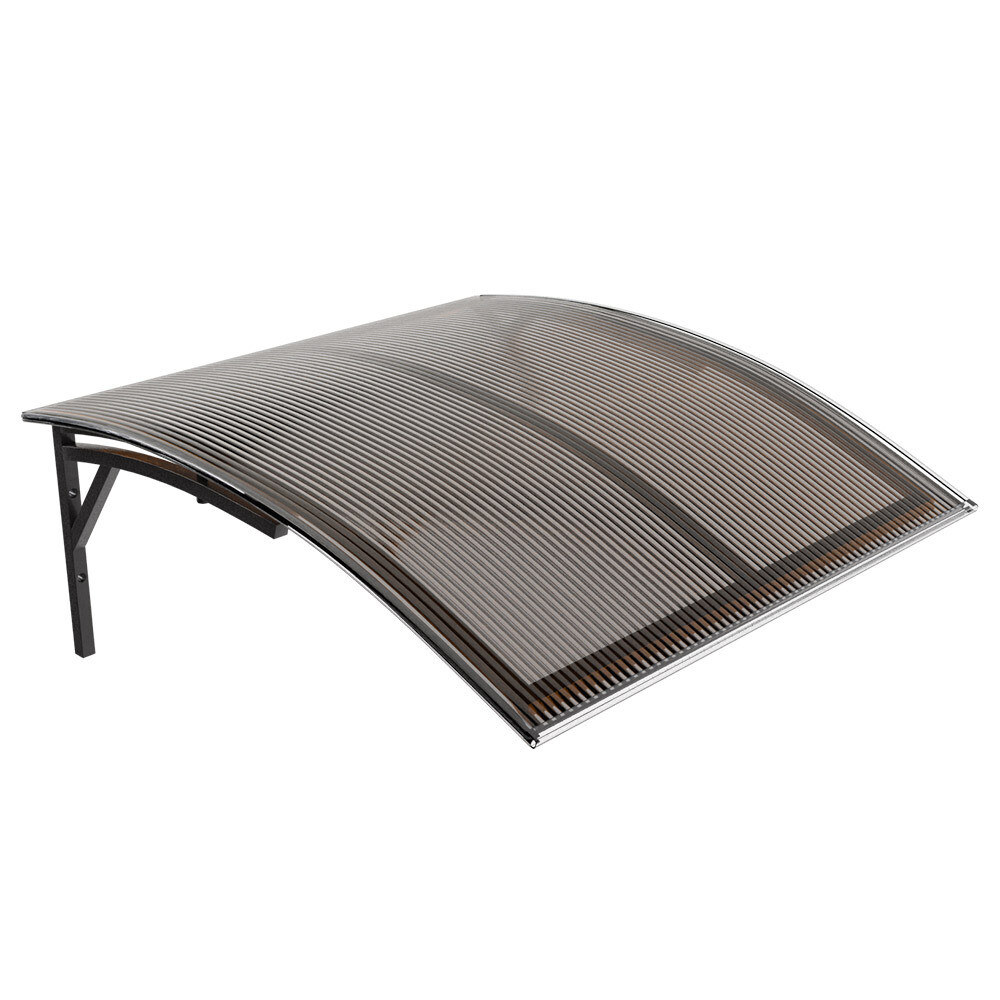 Козырек Практичный 1000х1200 мм бронзовый сотовый