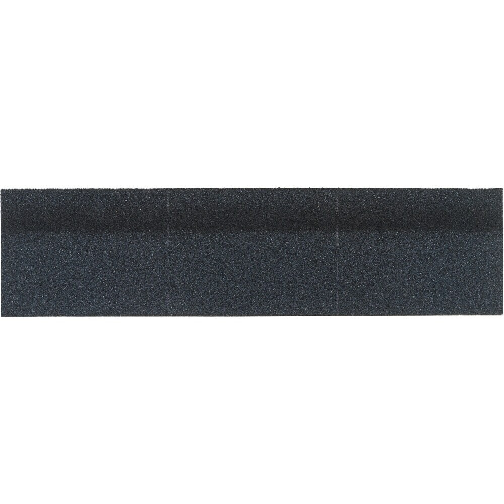 Черепица гибкая коньково-карнизная Шинглас темно-серая 12/20 пог.м