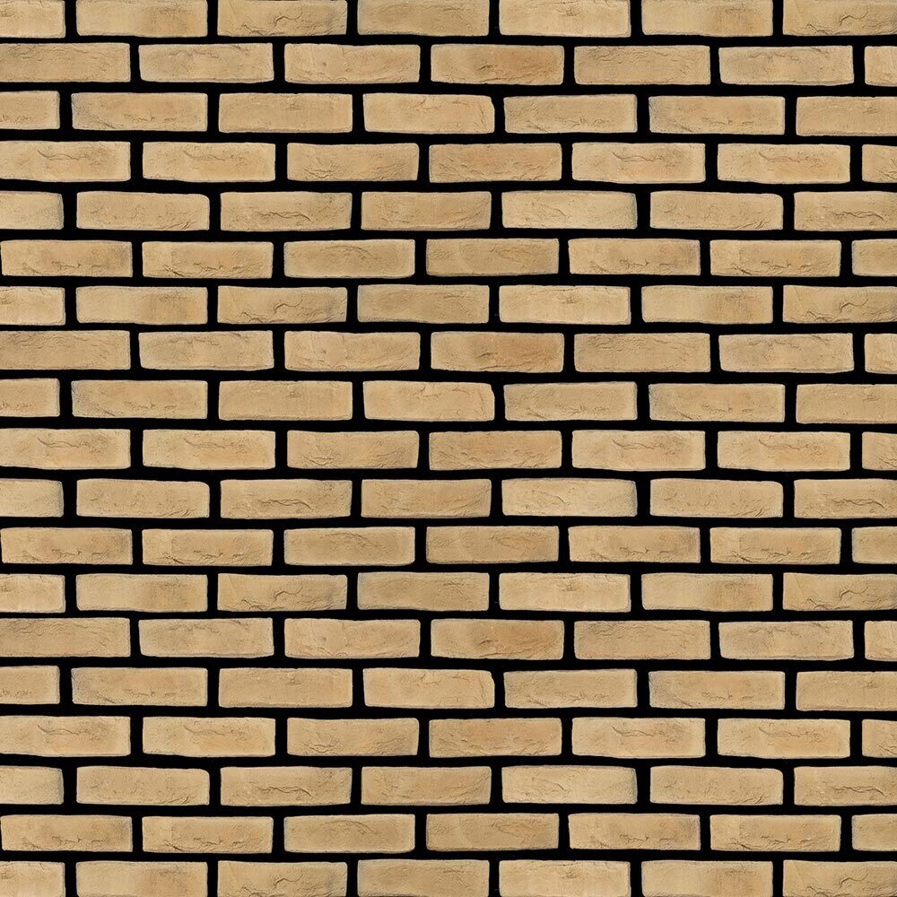 Искусственный камень Клинкер Стоун Старорусский кирпич желтый пустыня сахара (48 шт.=1 кв.м)