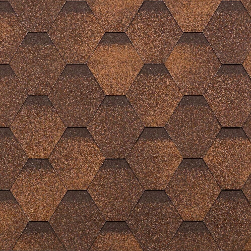 Черепица гибкая Шинглас Кадриль клен 3 кв.м