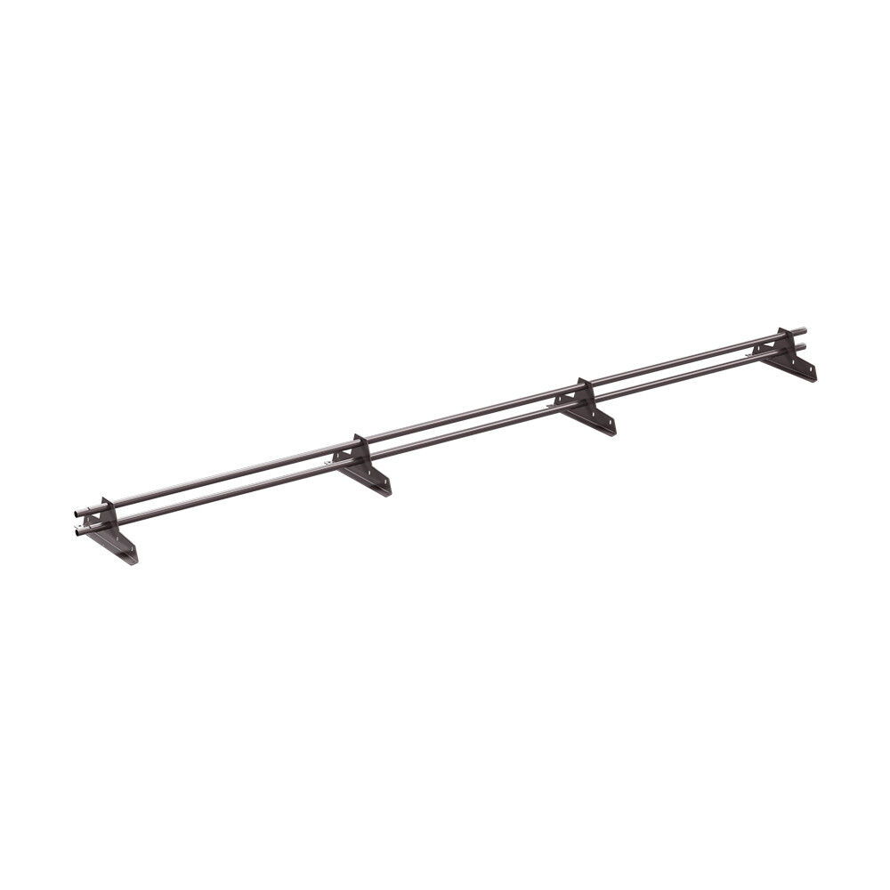 Снегозадержатель трубчатый круглый Вегасток VegaStyle 3 м темно-коричневый RAL 8019