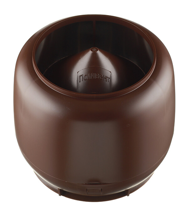 Колпак Поливент для изолированного выхода d160 мм коричневый RAL 8017