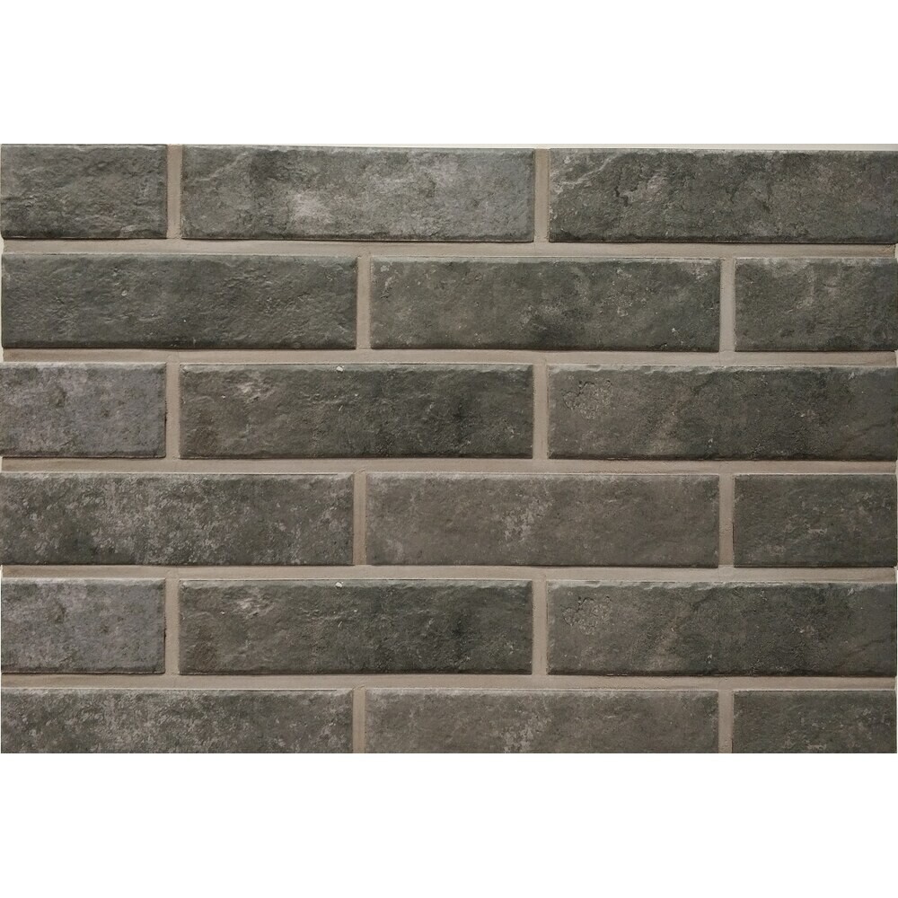 Клинкерная плитка для фасада Paradyz Octane Grafit (46 шт.= 0,74 кв.м) графит 245х66х7 мм