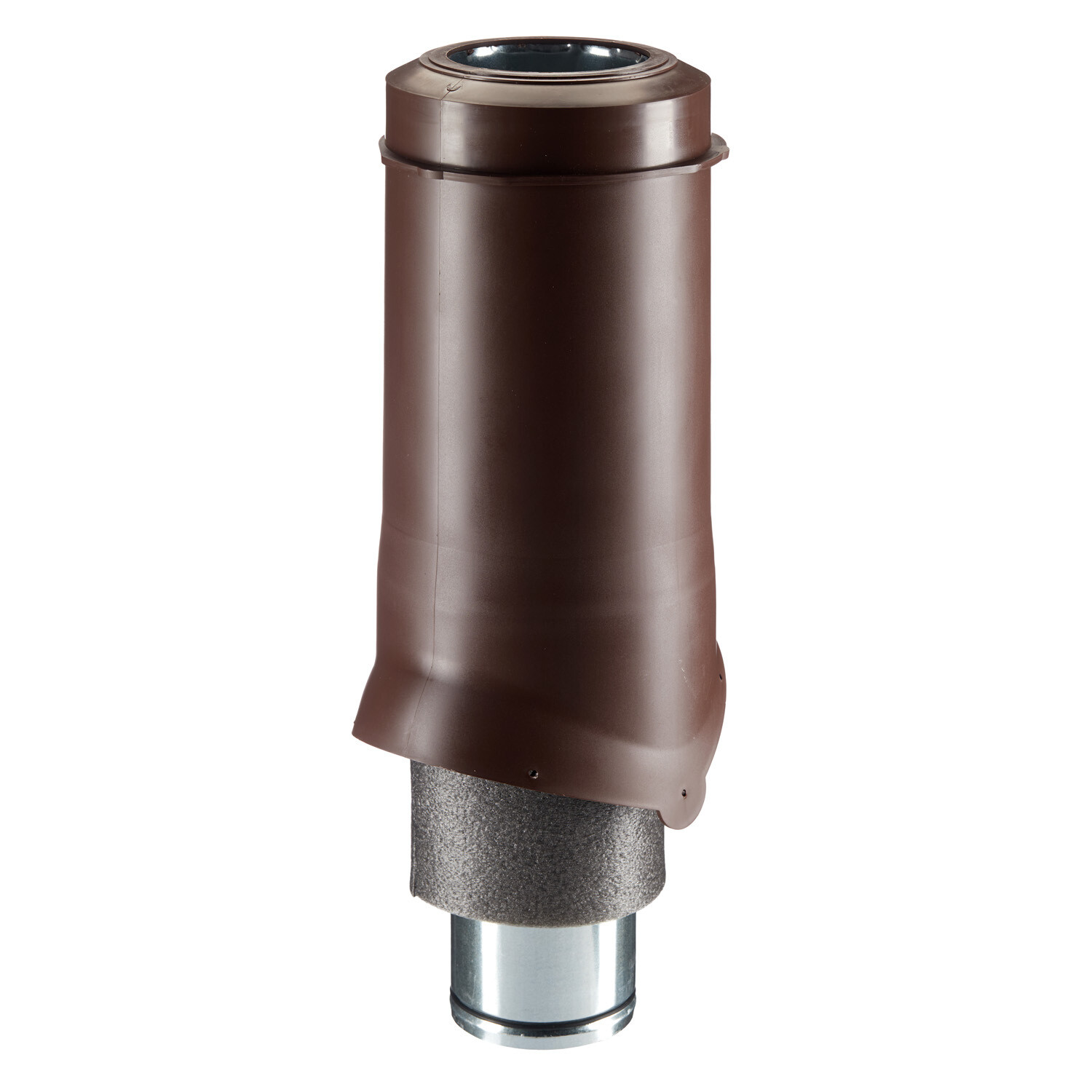 Вентиляционный выход Krovent Pipe-VT изолированный d125 мм коричневый