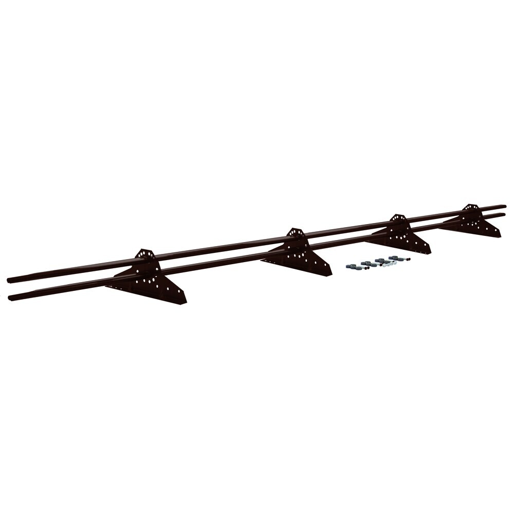 Снегозадержатель трубчатый овальный Grand Line 3 м темно-коричневый RR 32