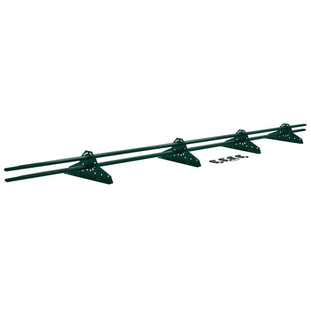 Снегозадержатель трубчатый овальный Grand Line 3 м зеленый RAL 6005