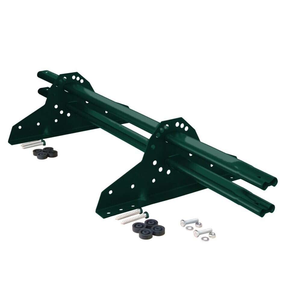 Снегозадержатель трубчатый овальный Grand Line 1 м зеленый RAL 6005