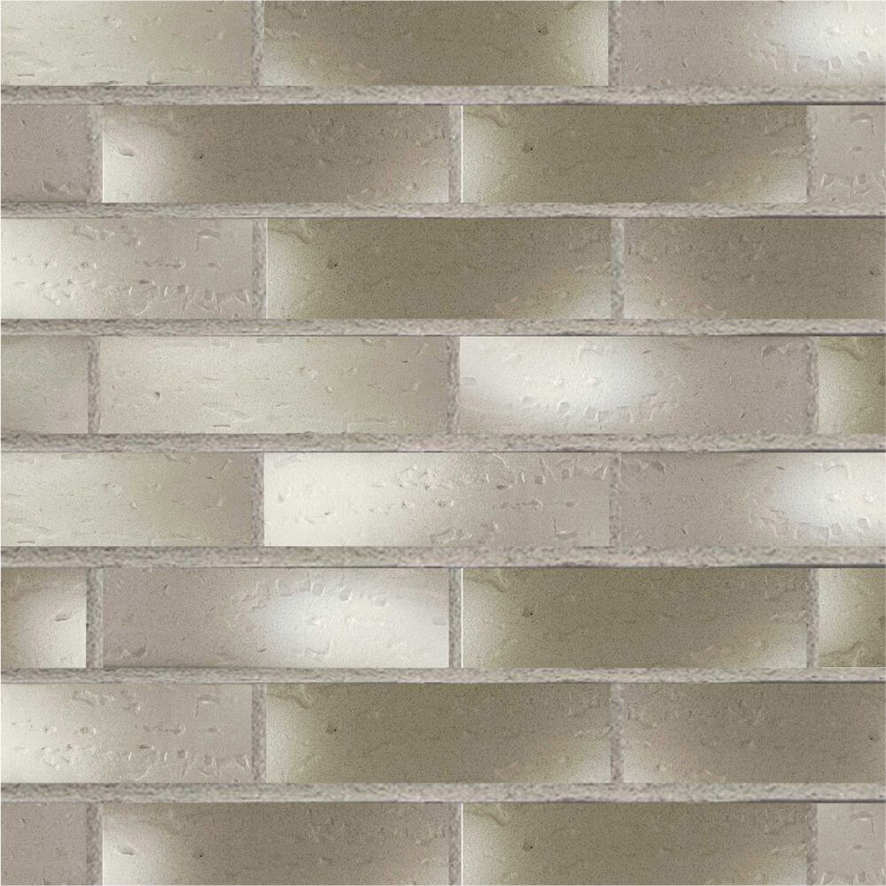 Клинкерная плитка для фасада Terramatic Moon Grey AC 8404 (18 шт.= 0,31 кв.м) cерая с белым оттенком 240х71х14 мм