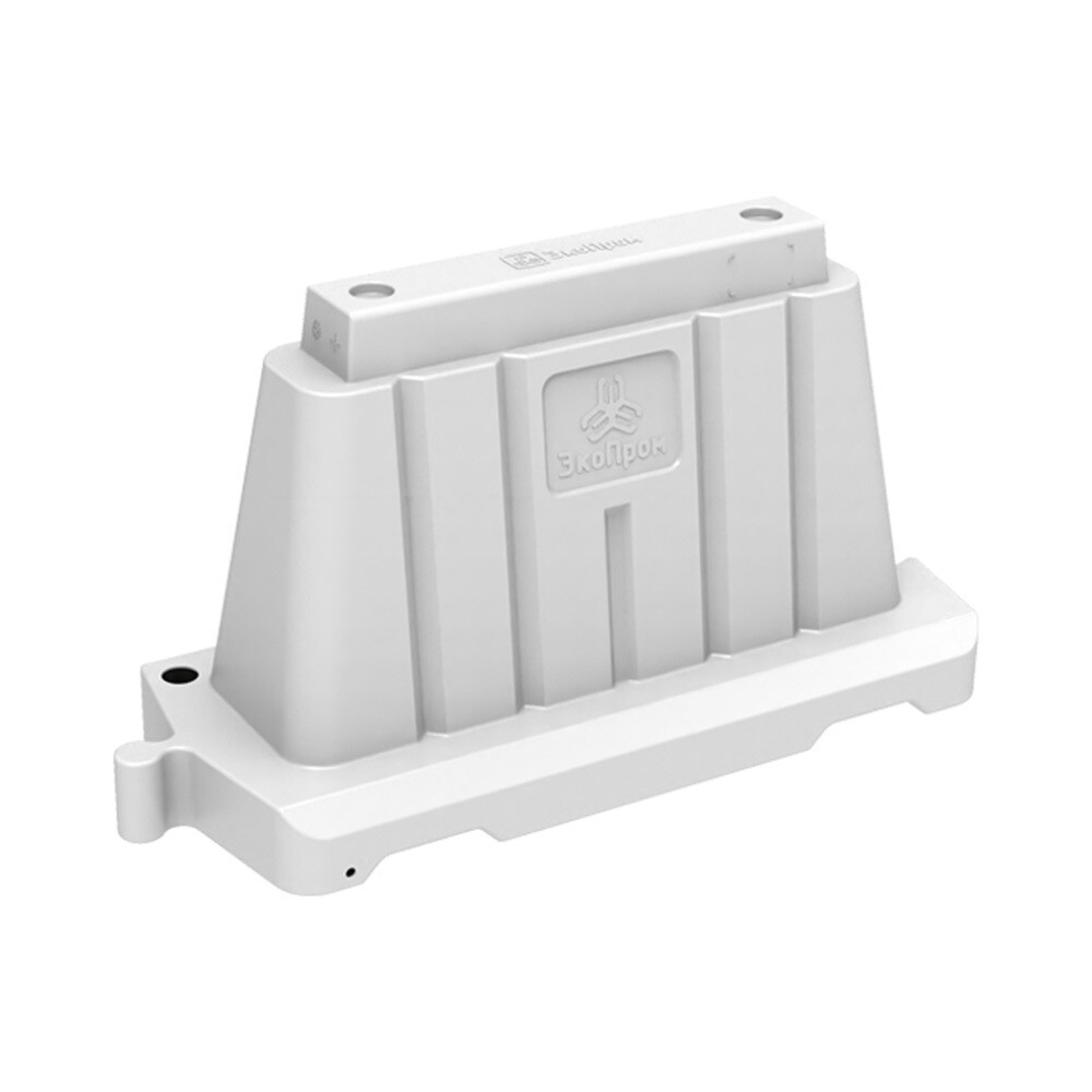 Дорожный блок вставной Экопром 1200 мм 20 л белый