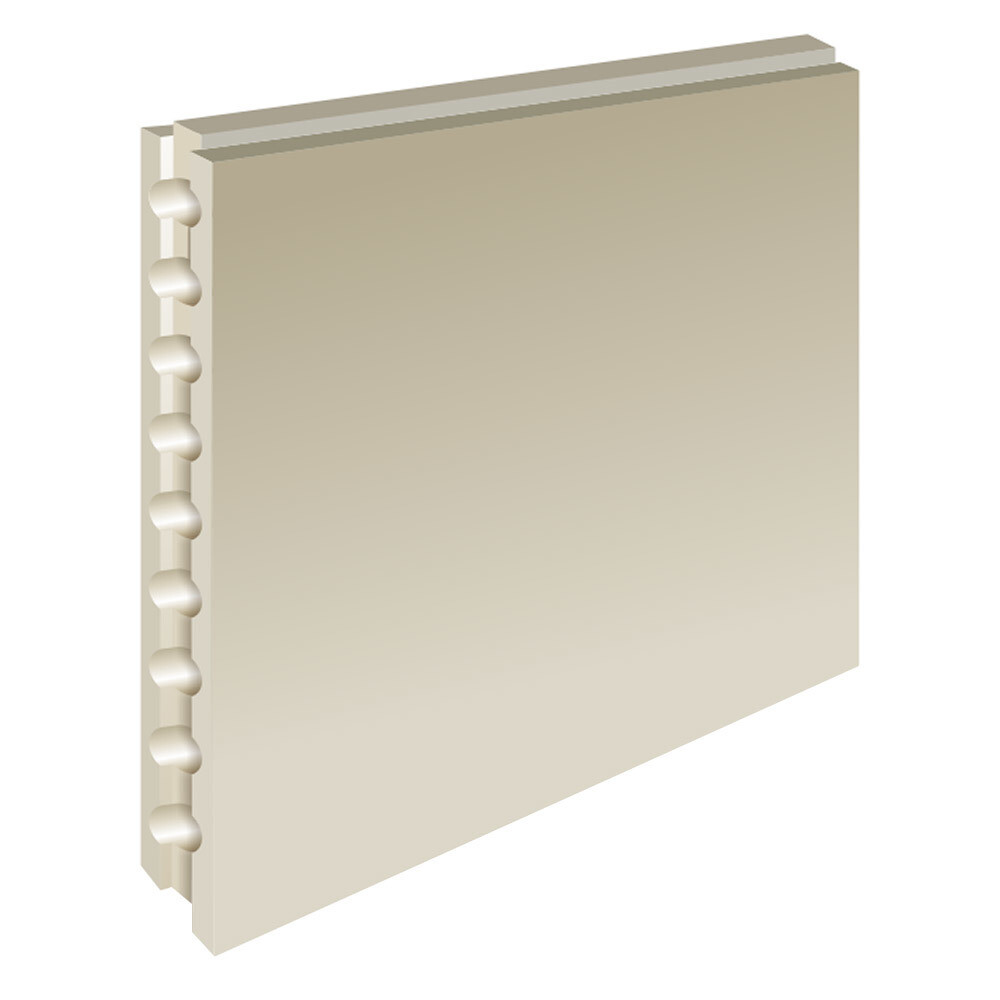 Пазогребневая плита Волма 667х500х80 мм пустотелая