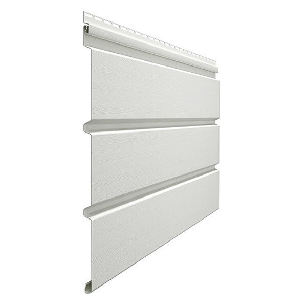 Софит ПВХ сплошной Docke Standard пломбир 3000х305 мм