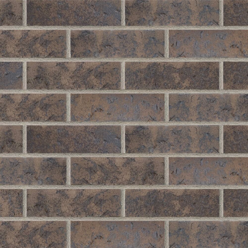 Клинкерная плитка для фасада Terramatic Moon Brown DK (18 шт.= 0,31 кв.м) коричневая 240х71х14 мм