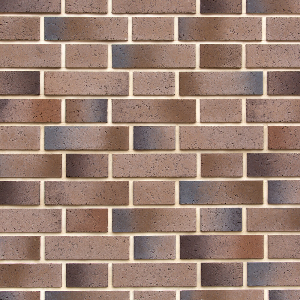 Искусственный камень Atlas Stone Шамотный кирпич черно-коричневый (120 шт.=1,45 кв.м)
