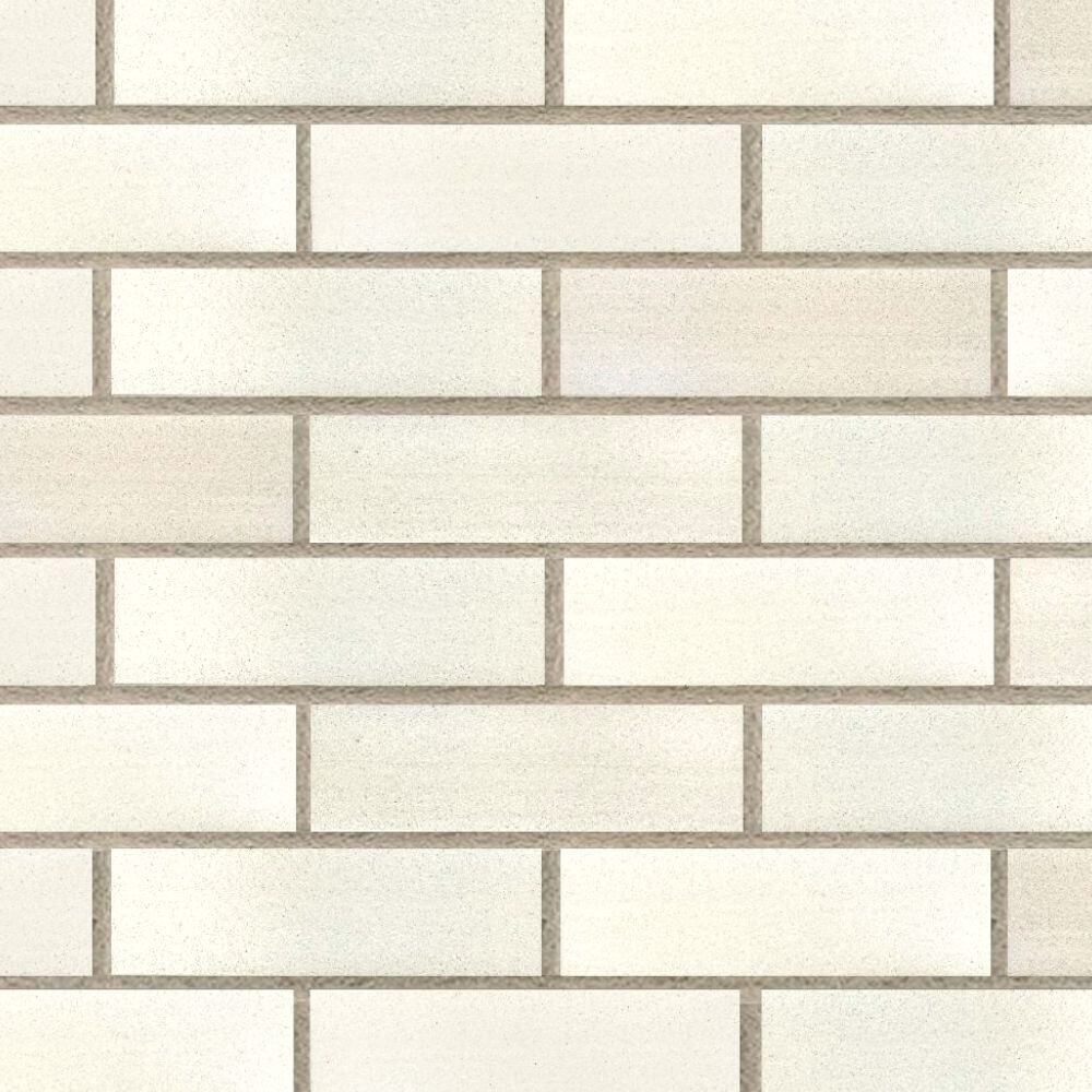 Клинкерная плитка для фасада Terramatic Plato White AC (18 шт.= 0,31 кв.м) слоновая кость 240х71х14 мм