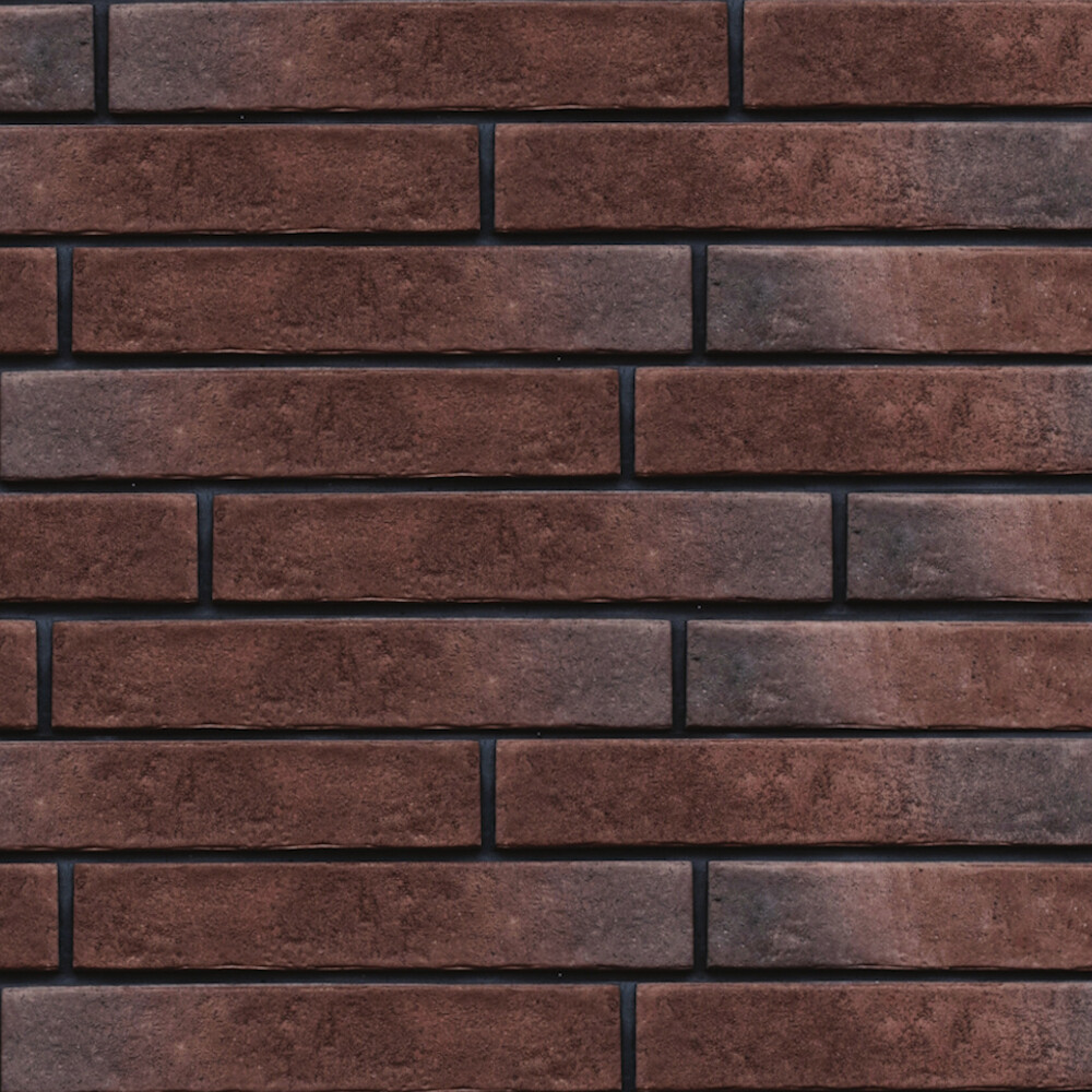 Искусственный камень Atlas Stone Клинкер широкий темно-коричневый (42 шт.=1,36 кв.м)