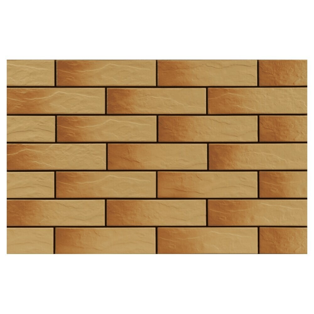 Клинкерная плитка для фасада Cerrad Elewacja rustiko gobi (32 шт.= 0,5 кв.м) разноцветная 245х65х6,5 мм