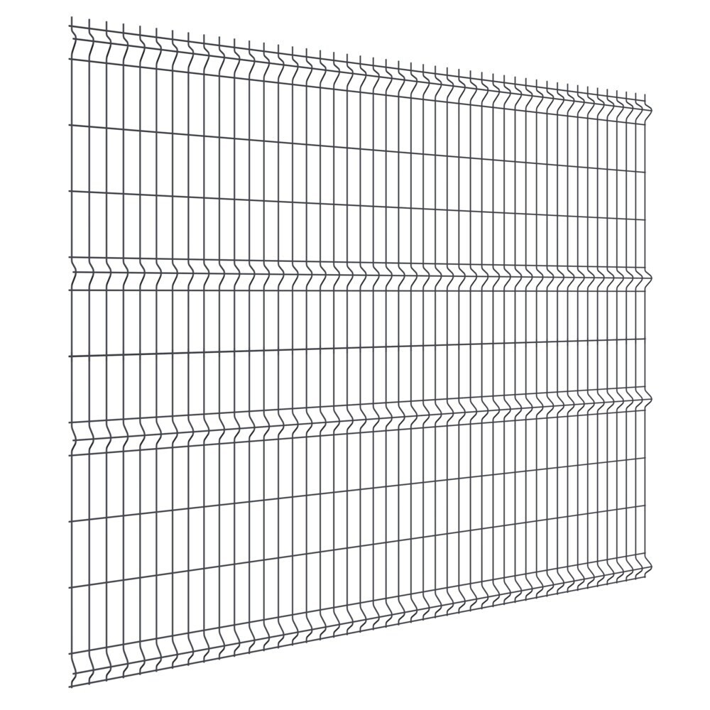 Секция заборная 3D Medium 2030х2500 мм d4 мм ячейка 55х200 мм графитовый серый RAL 7024 Grand Line