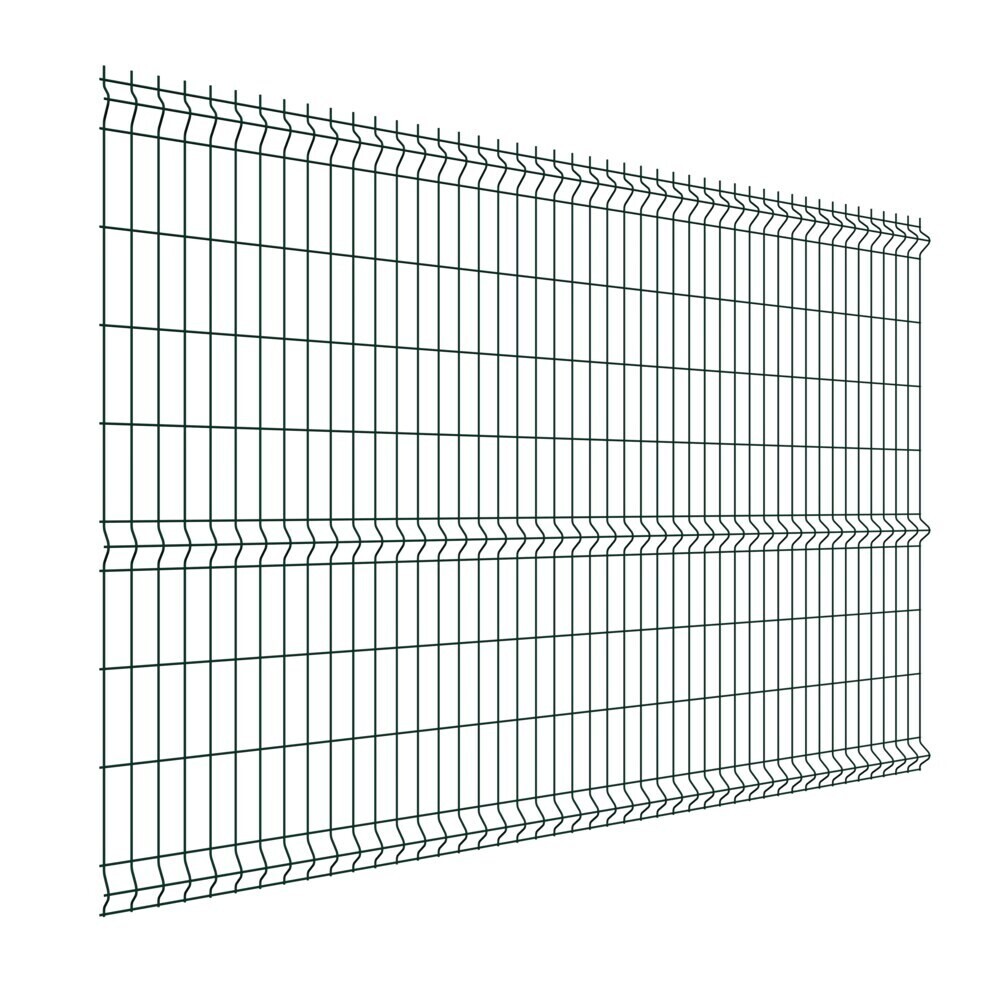 Секция заборная 3D Medium 1730х2500 мм d4 мм ячейка 55х200 мм зеленая RAL 6005 Grand Line