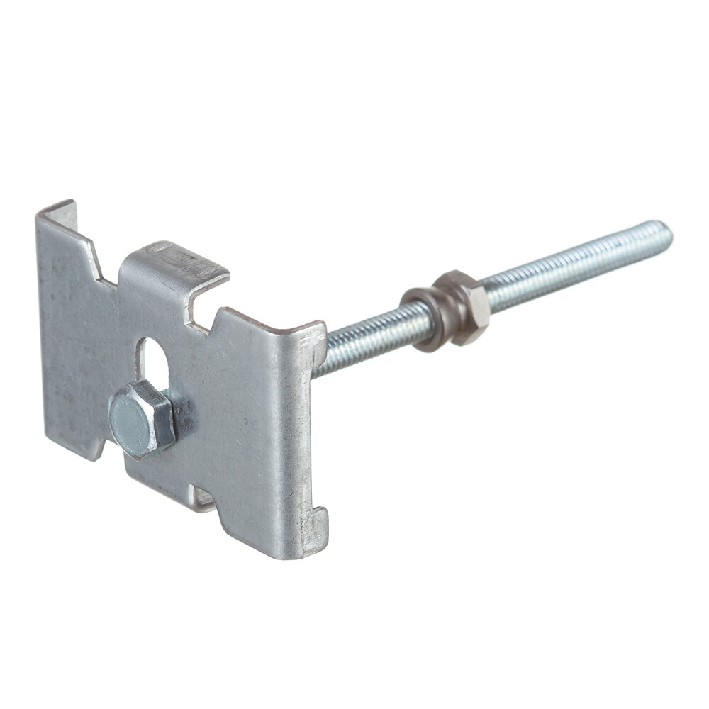 Крепление скоба-болт для панелей 3D универсальное оцинкованное