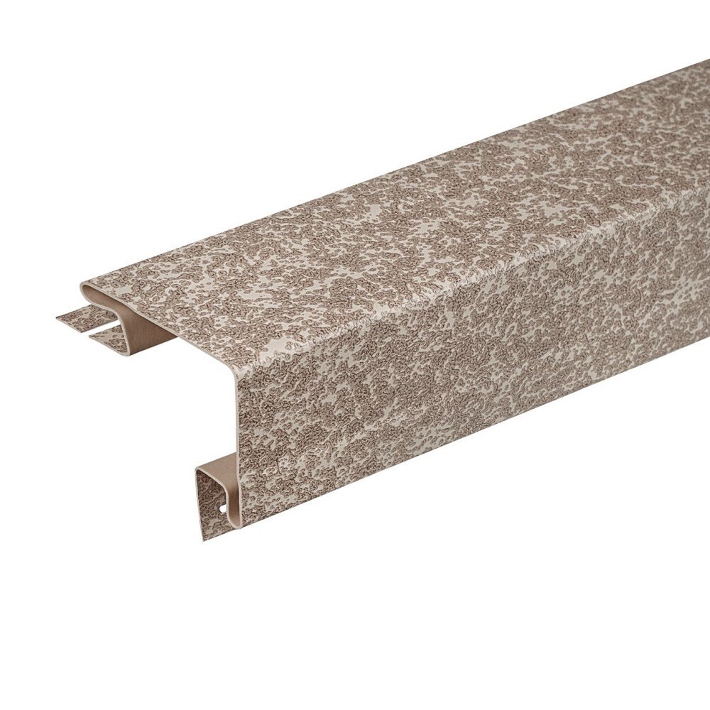 Угол наружный Tecos Brickwork 3050х80 мм сильвер