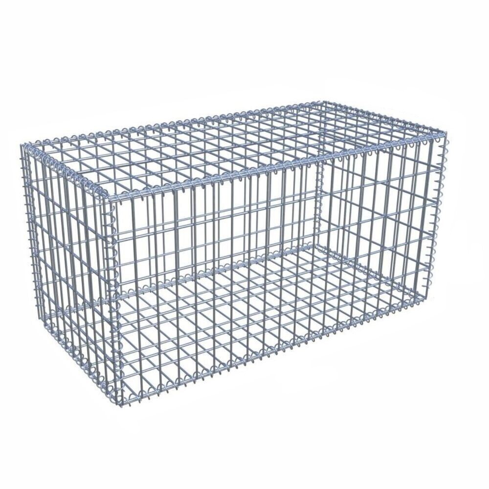 Габион сетчатый 400х400х1900 мм ячейка 50х50 мм цинк Таврос